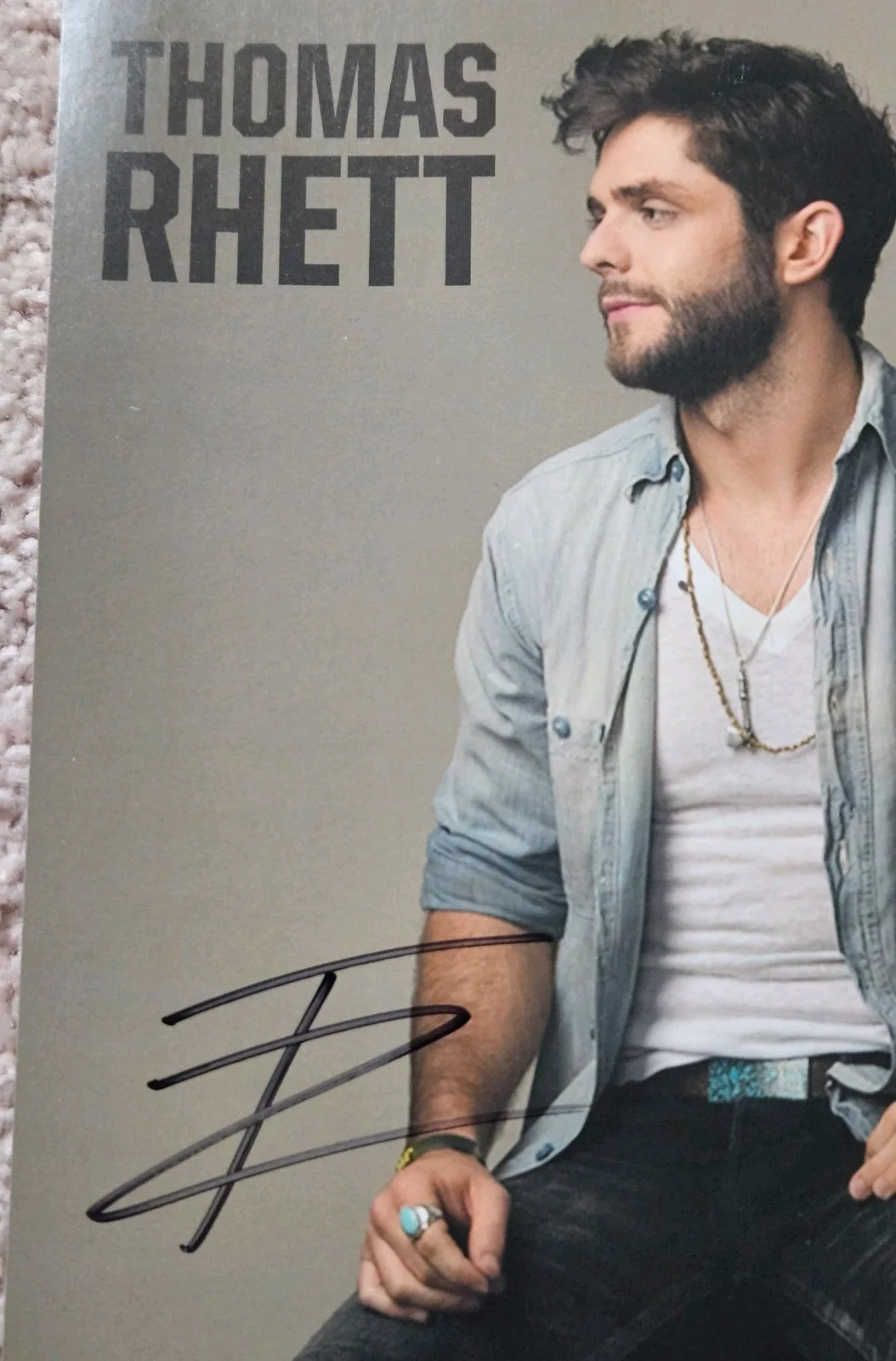 Thomas Rhett Signed 8x10 Photo, image 2