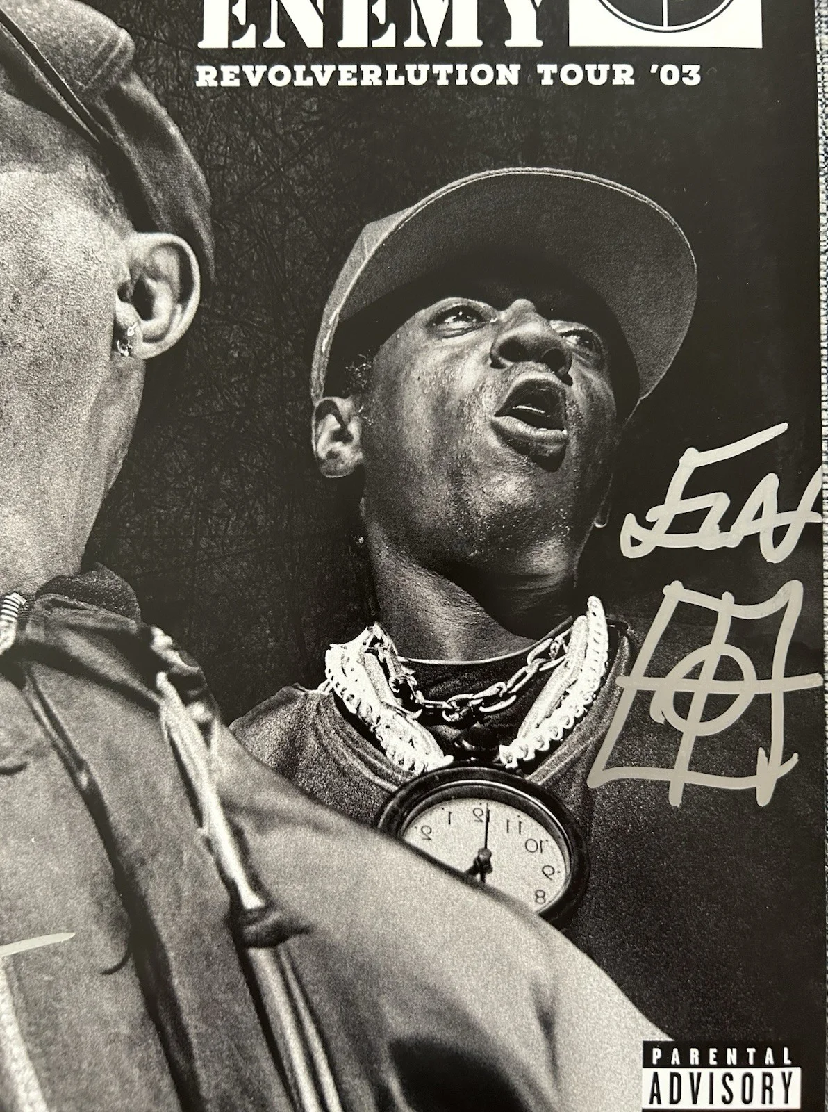 PUBLIC ENEMY CHUCK D AND FLAVOR FLAV SIGNED VINYL RECORD LP - BECKETT COA, изображение 3