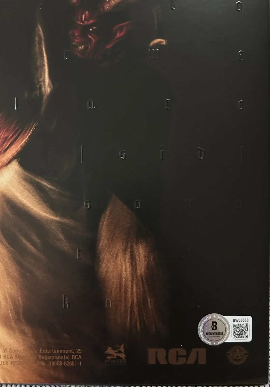 MIGUEL SIGNED CAOS VINYL LP SIGNED COVER RARE - BECKETT COA, изображение 4