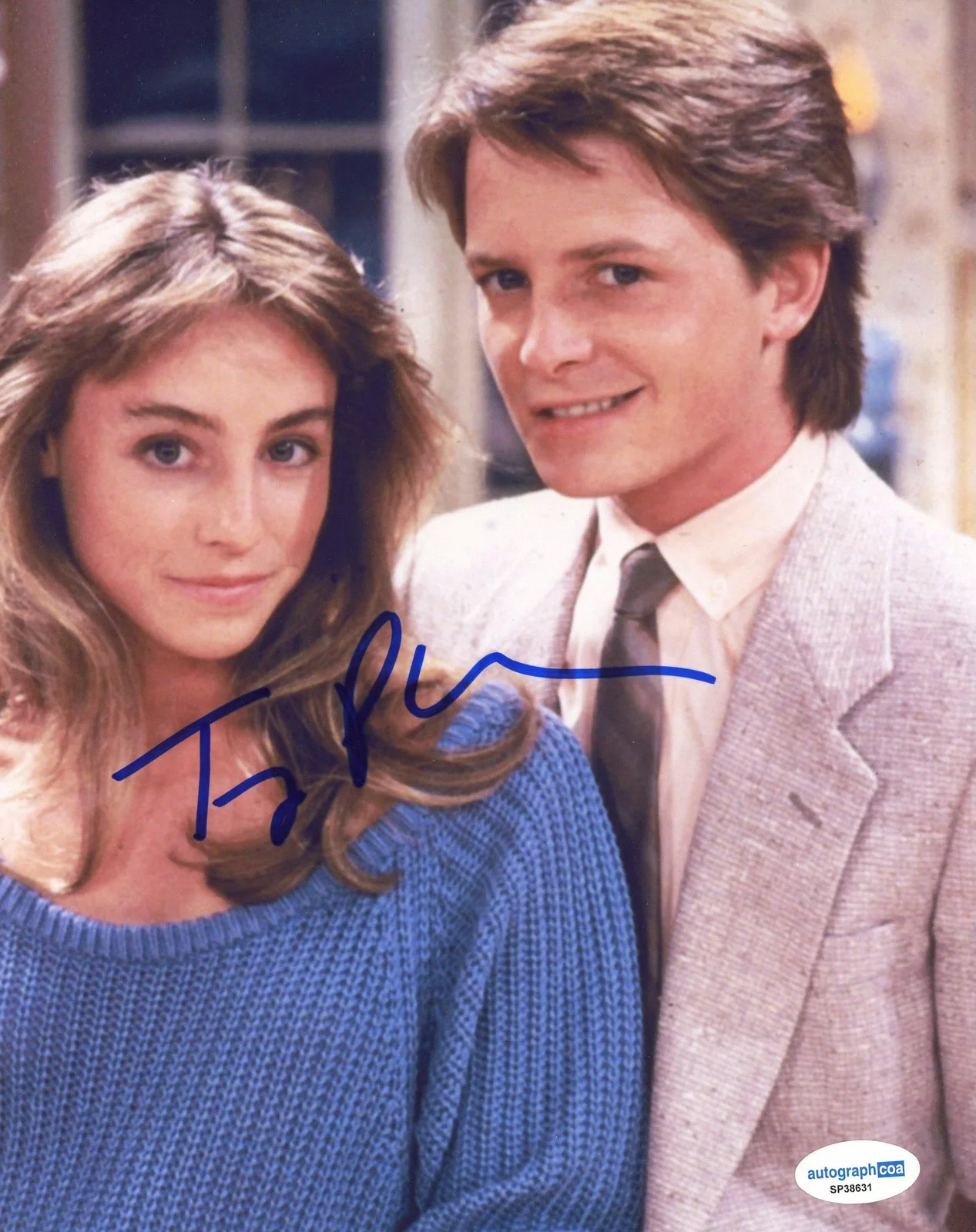 Tracy Pollan — Tracy Pollan "Family Ties" AUTOGRAPH Signed 'Ellen Reed' 8x10 Photo ACOA, изображение 2
