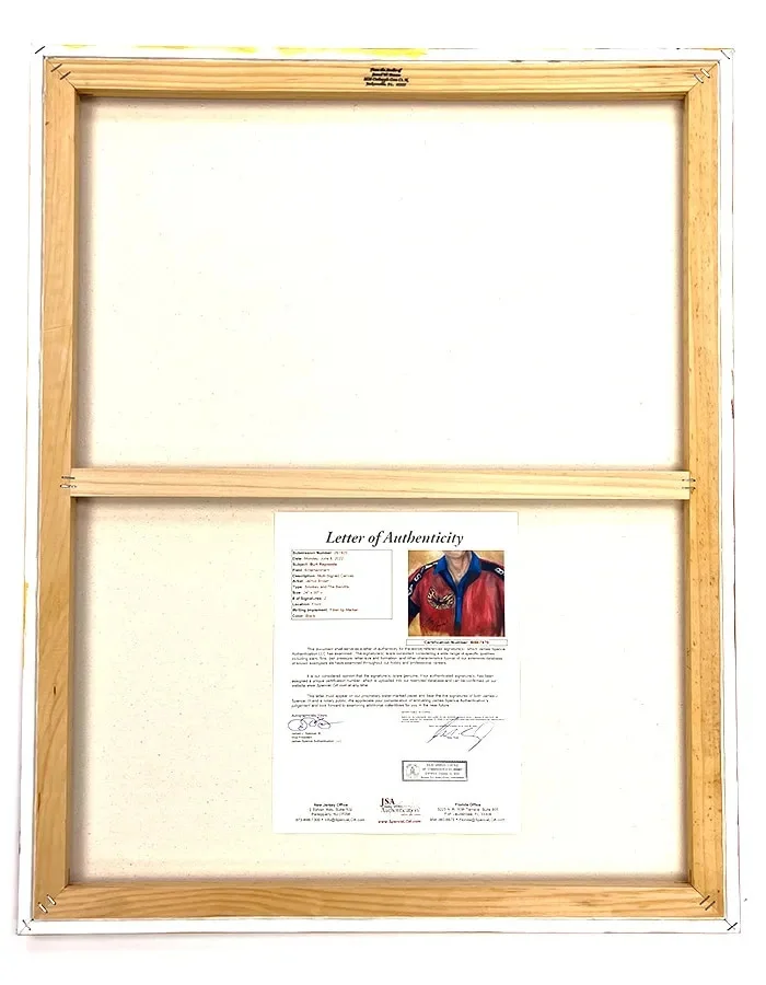 Burt Reynolds — Burt Reynolds signed 24x30 Original Painting Smokey and the JSA Authentication, изображение 4
