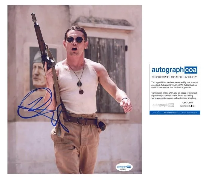 Jack O'Connell — Jack O'Connell "SAS Rogue Heroes" AUTOGRAPH Signed 'Paddy Mayne' 8x10 Photo ACOA