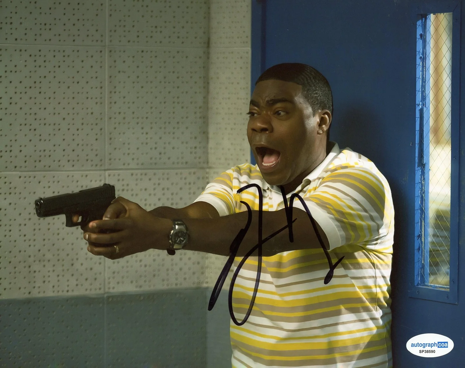 Tracy Morgan — Tracy Morgan "Cop Out" AUTOGRAPH Signed Autographed 'Paul' 8x10 Photo ACOA, image 2