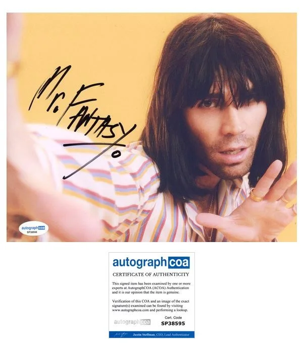 Mr. Fantasy — Mr. Fantasy "One Last Night" Singer AUTOGRAPH Signed KJ Apa? 8x10 Photo ACOA