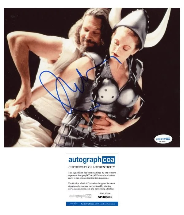 Julianne Moore — Julianne Moore "The Big Lebowski" AUTOGRAPH Signed 'Maude' 8x10 Photo B ACOA