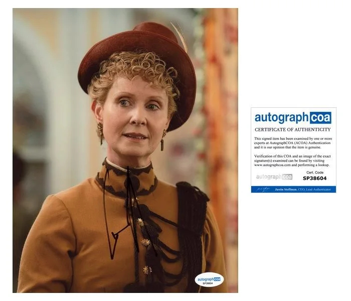 Cynthia Nixon — Cynthia Nixon "The Gilded Age" AUTOGRAPH Signed 'Ada Brook' 8x10 Photo C ACOA