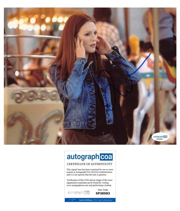 Julianne Moore — Julianne Moore "Hannibal" AUTOGRAPH Signed 'Clarice Starling' 8x10 Photo B ACOA
