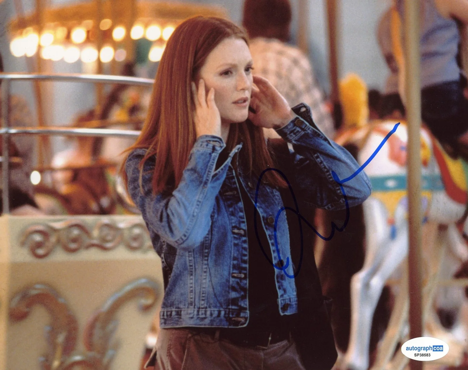 Julianne Moore — Julianne Moore "Hannibal" AUTOGRAPH Signed 'Clarice Starling' 8x10 Photo B ACOA, image 2