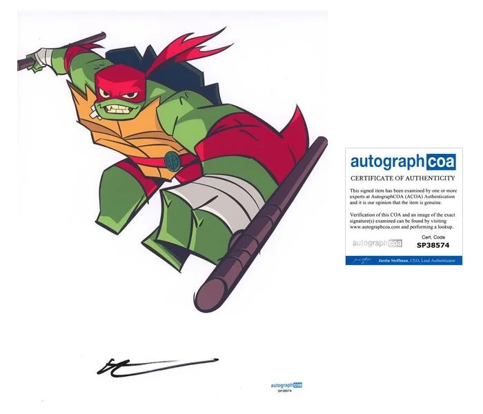 Omar Benson Miller — Omar Benson Miller "Rise of the Teenage Mutant Ninja Turtles" SIGNED 8x10 Photo