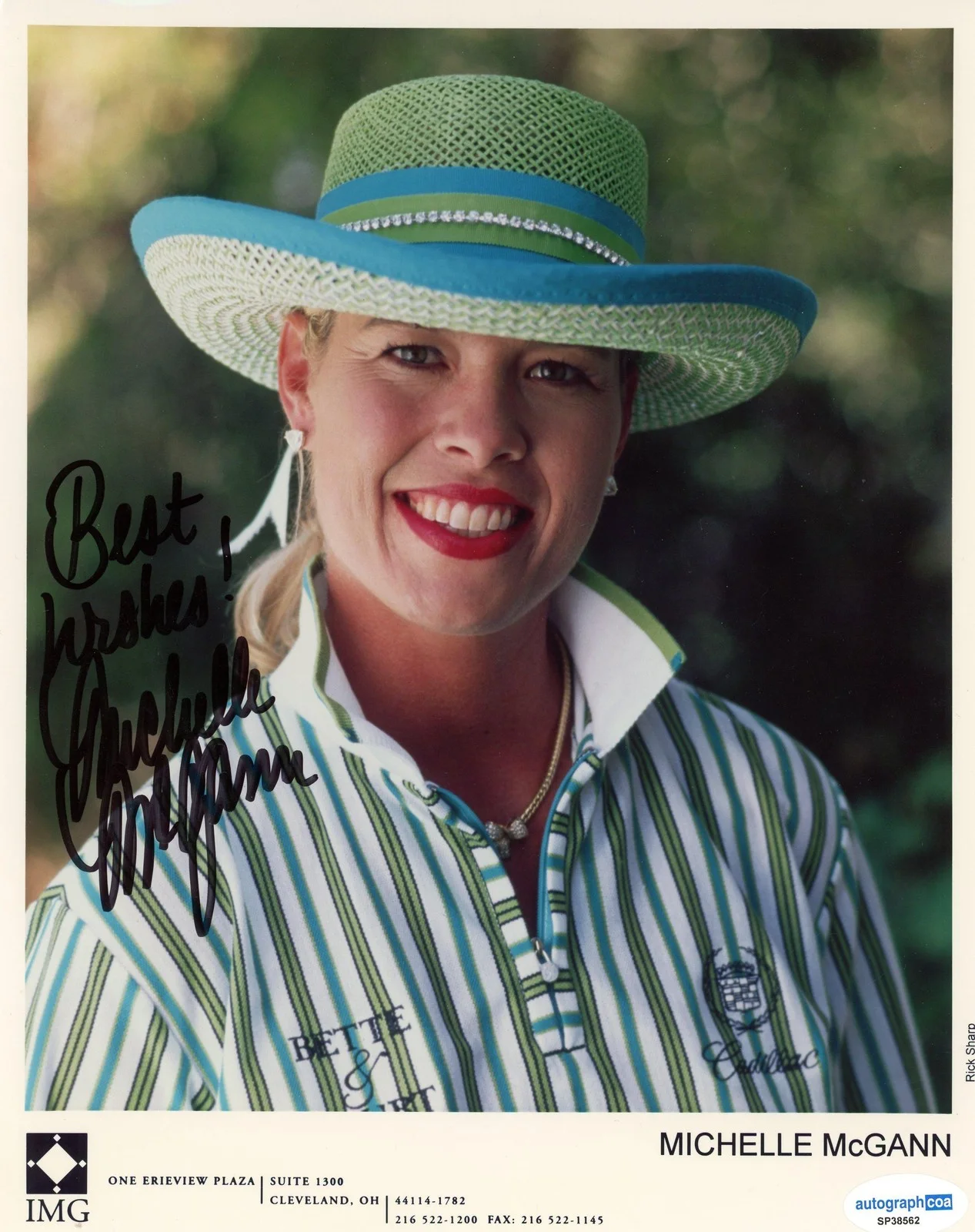 Michelle McGann — Michelle McGann AUTOGRAPH Signed LPGA Professional Golfer 8x10 Photo ACOA, image 2