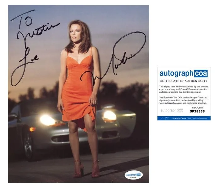 Martina McBride — Martina McBride "The Time Has Come" Country Singer SIGNED 8x10 Photo 'To Justin'