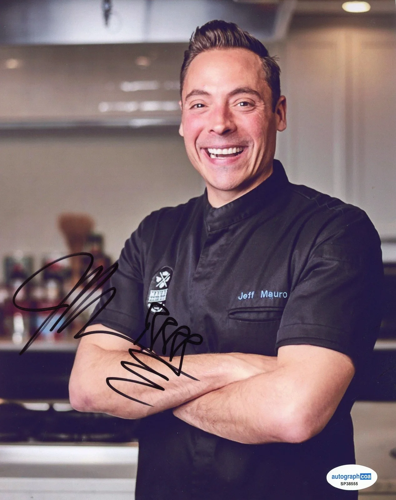 Jeff Mauro — Jeff Mauro "The Kitchen" Chef AUTOGRAPH Signed Host Autographed 8x10 Photo ACOA, изображение 2