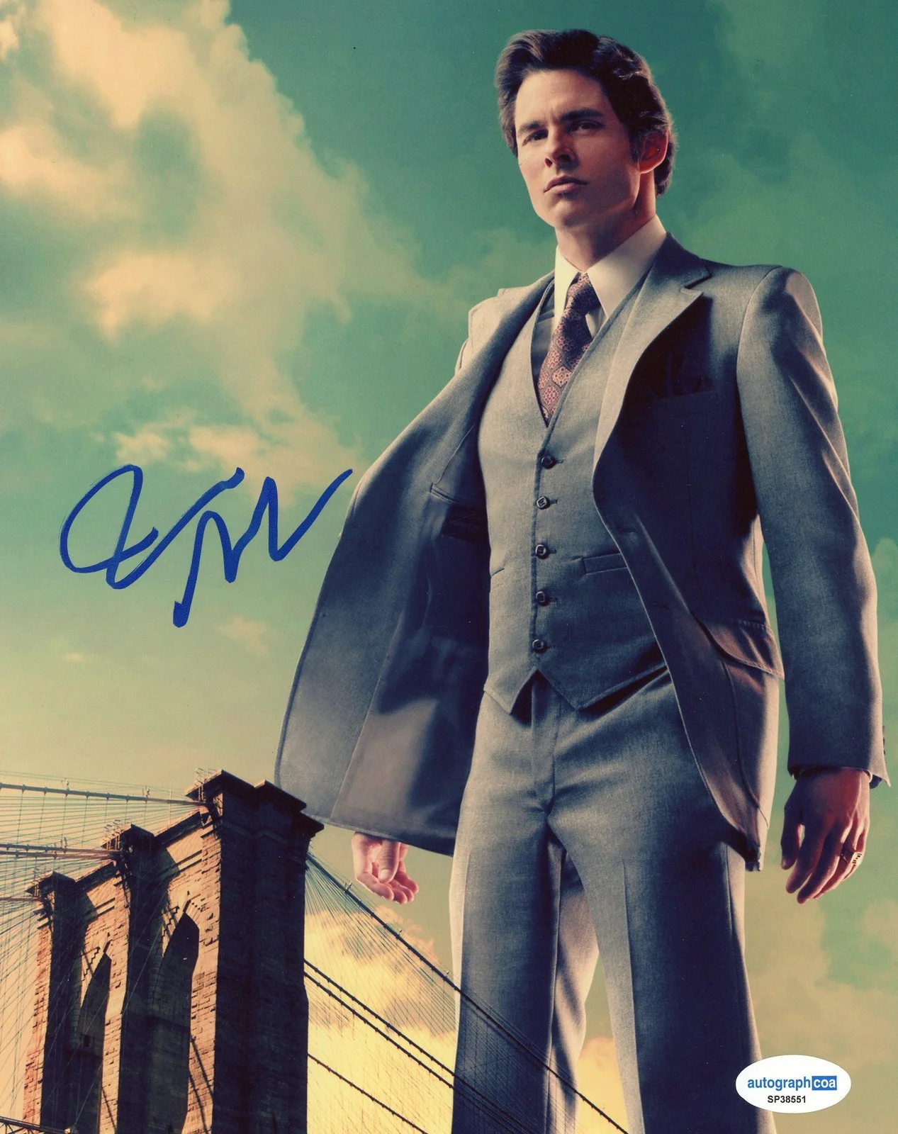 James Marsden — James Marsden "Anchorman 2" AUTOGRAPH Signed 'Jack Lime' 8x10 Photo ACOA, изображение 2