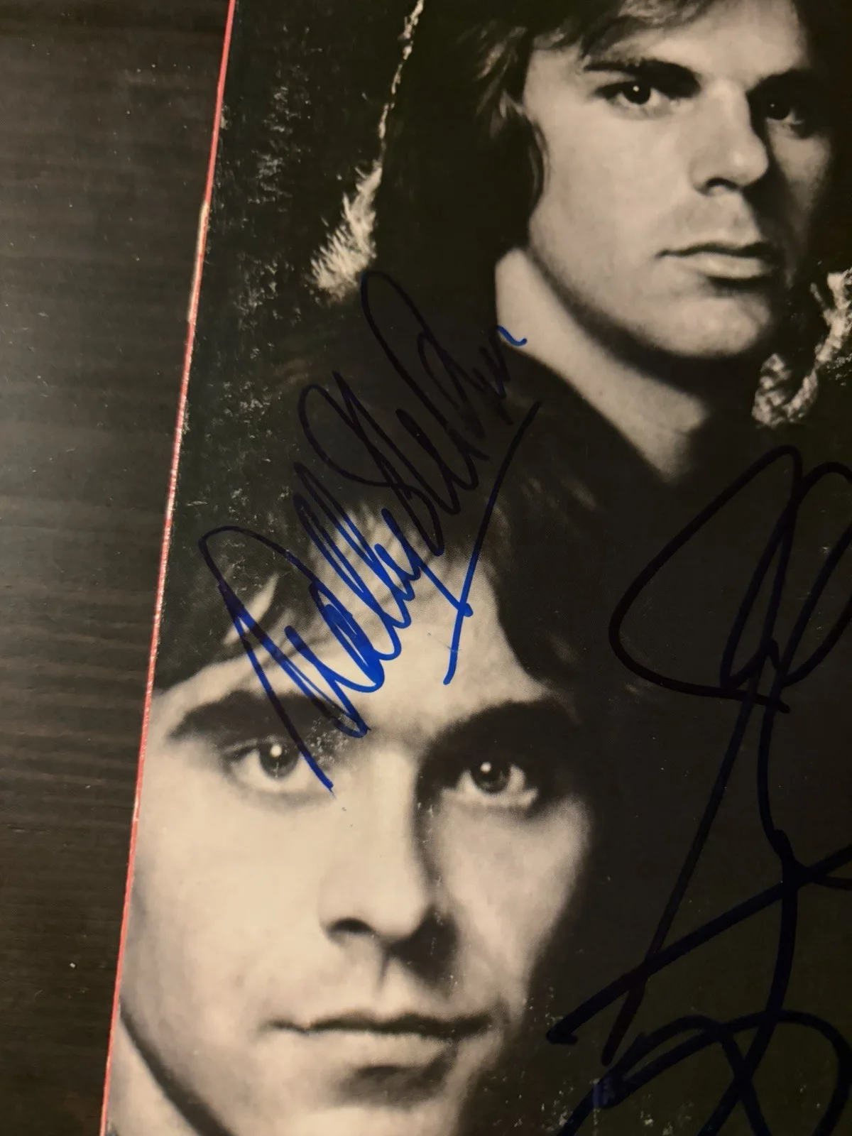 The Babys signed Union Jack LP Vinyl Autographed X5 Rare, image 2