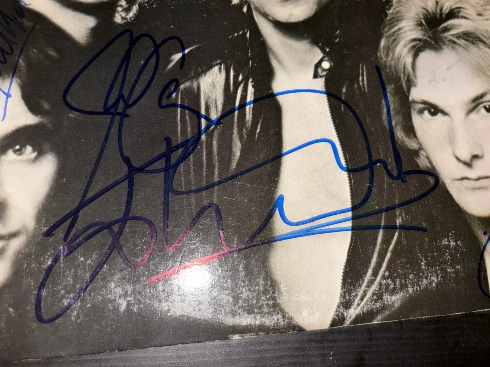 The Babys signed Union Jack LP Vinyl Autographed X5 Rare, image 3