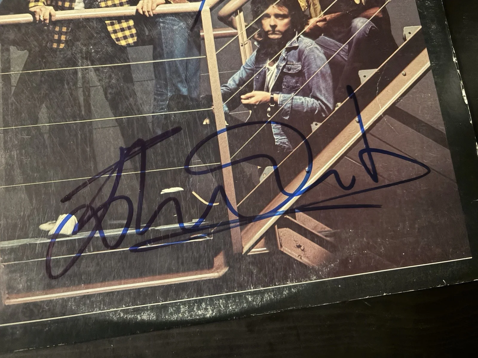 The Babys Firmado On The Edge LP Vinilo Autografiado X5 Raro, image 4