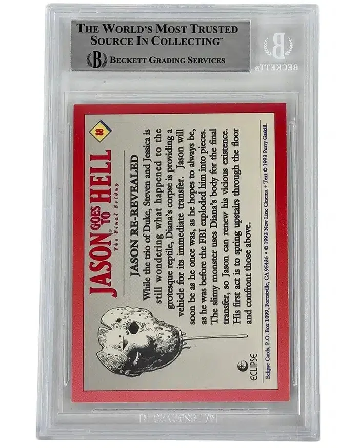 Kane Hodder signed Trading Card Jason Voorhees Jason Beckett Authentication, изображение 2