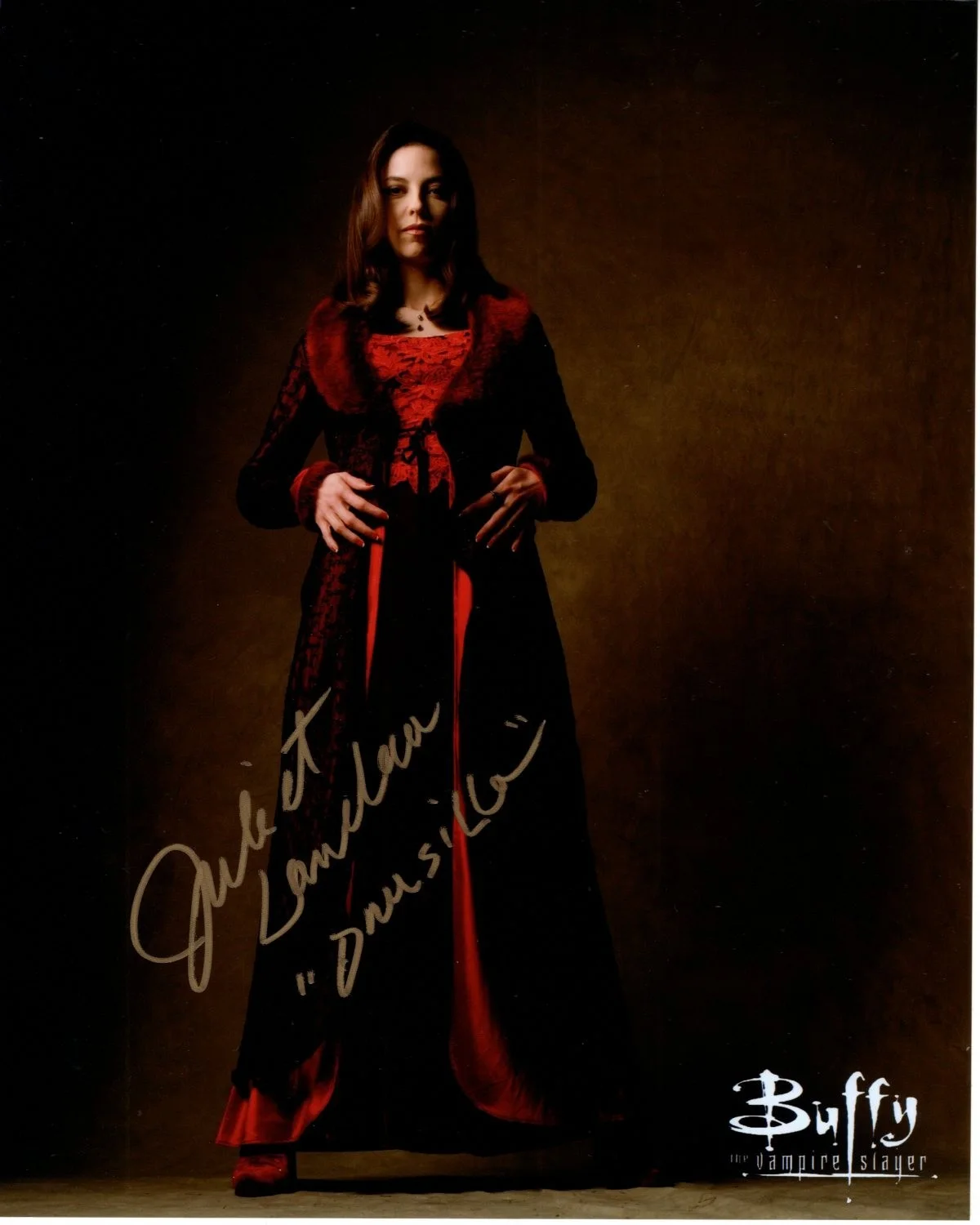 Juliet Landau — Juliet Landau Signed 8x10 Buffy the Vampire Slayer Drusilla Photograph