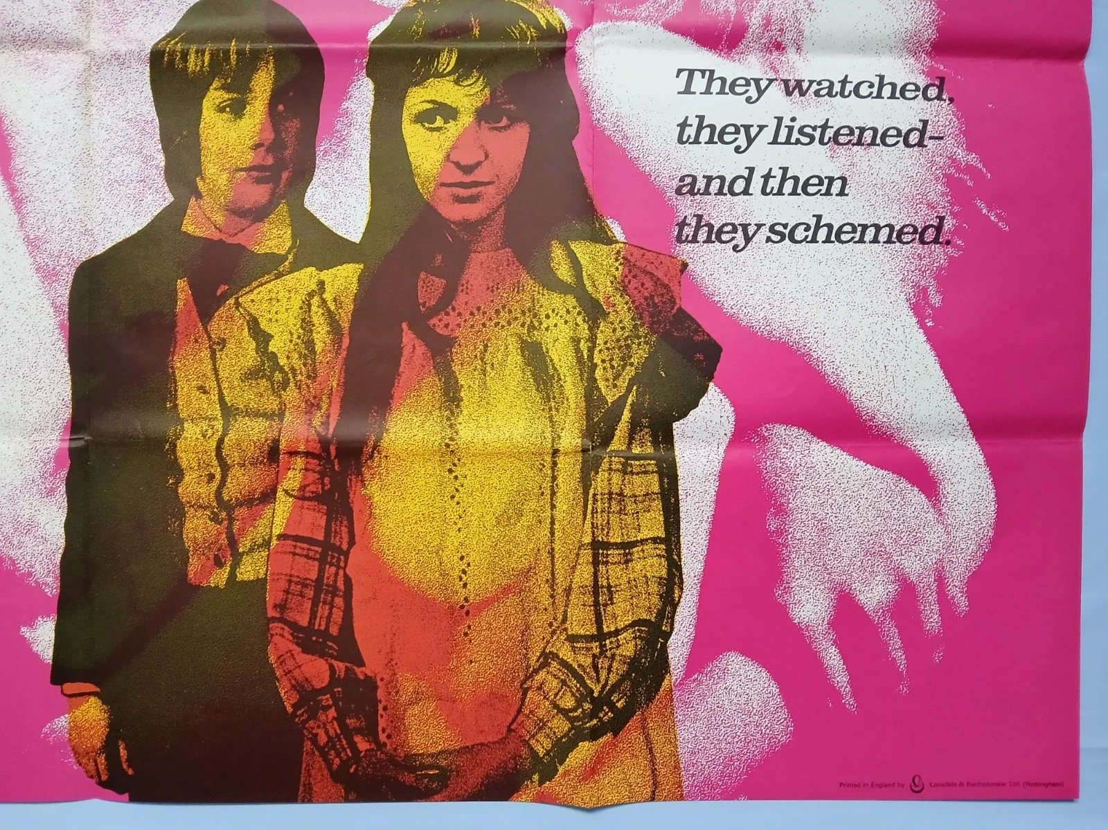 THE NIGHTCOMERS (1971) superb condition original UK quad poster -Marlon Brando, image 5