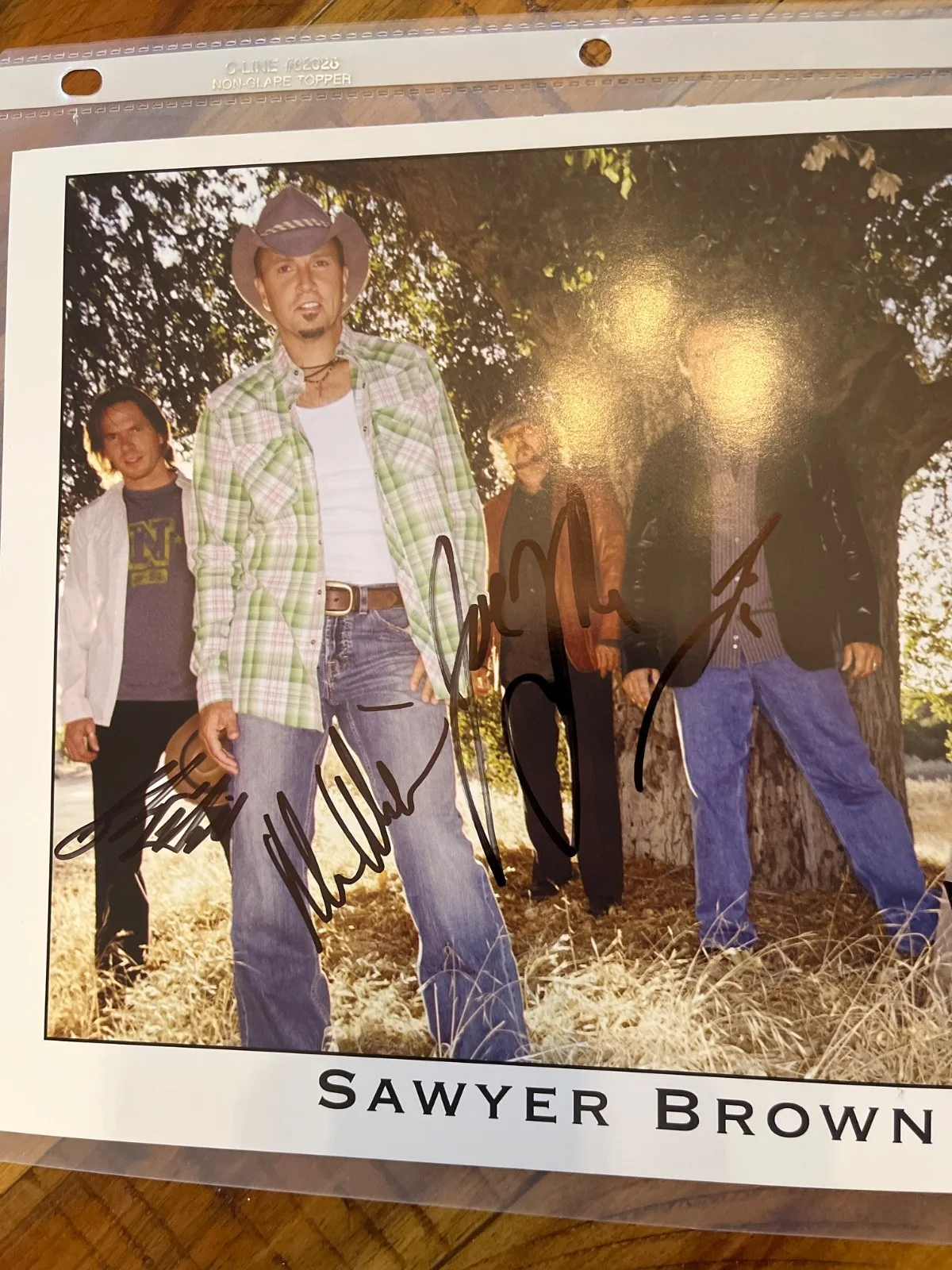 Sawyer Brown 5 Autograph 8x10 photo no COA, image 3