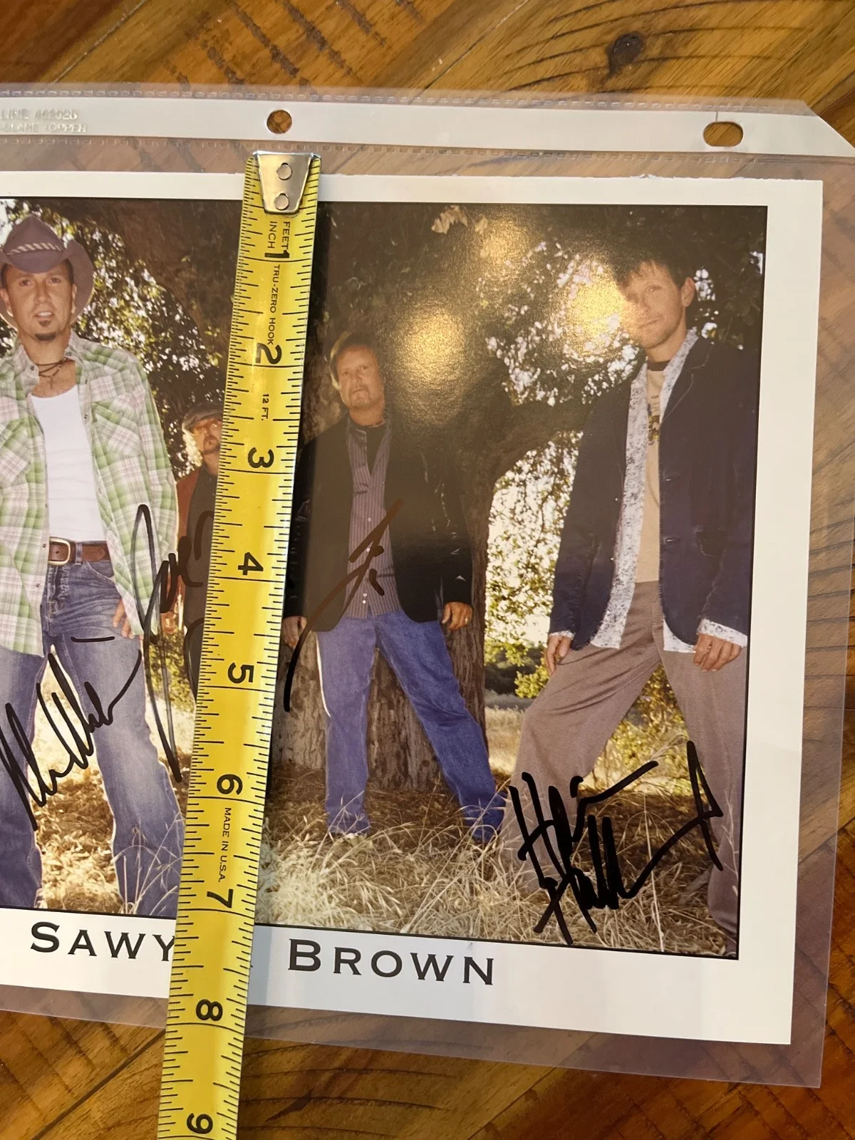 Sawyer Brown 5 Autograph 8x10 photo no COA, image 4