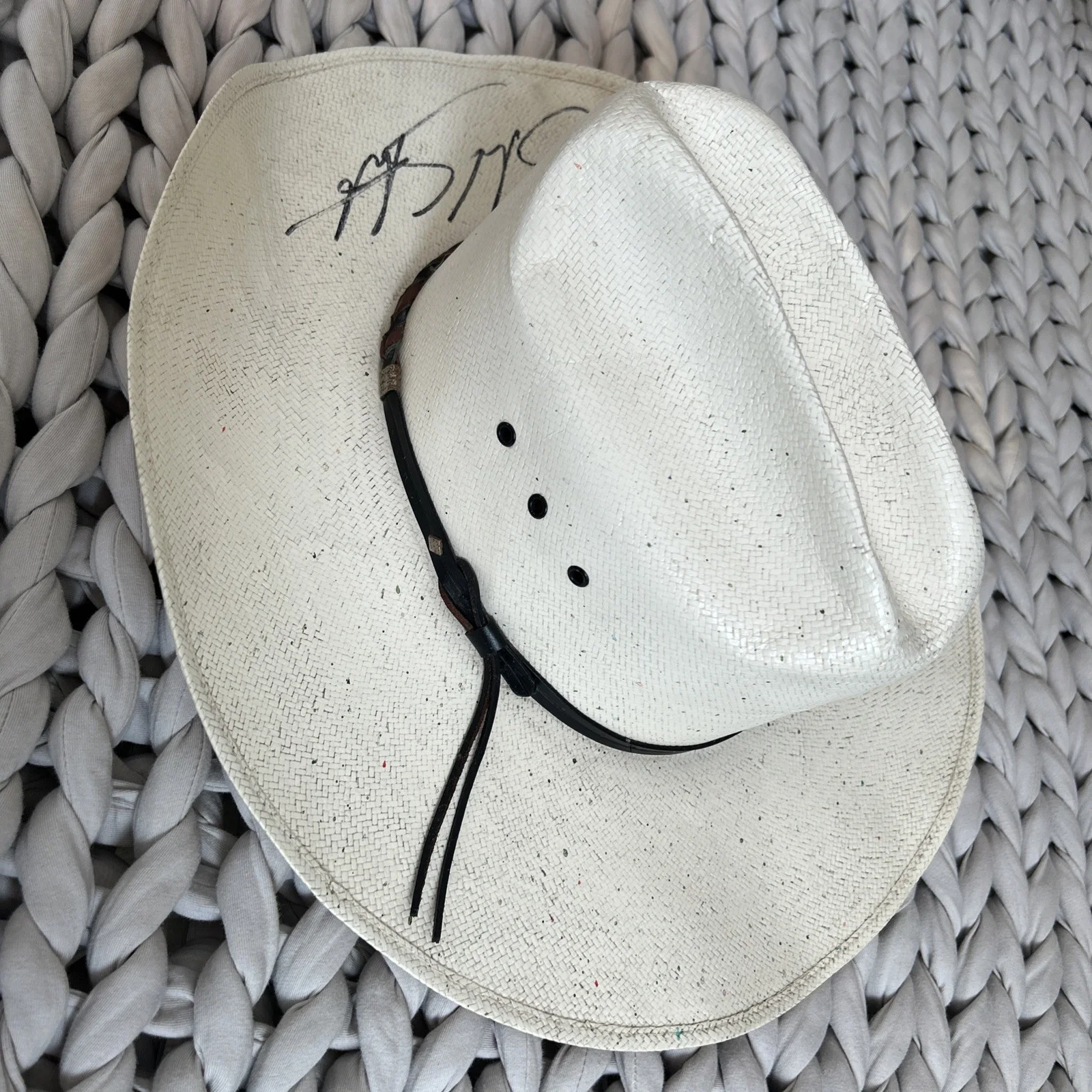 Blake Shelton Signed Autographed Signature Wrangler Cowboy Hat Size: 7-1/2, изображение 4