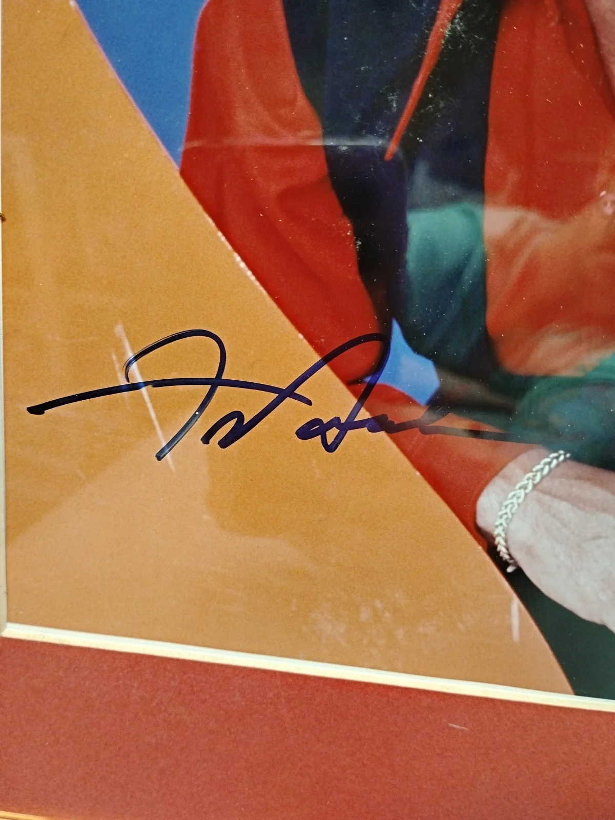 Autographed 8x10 Frankie Avalon Classic Photograph -Gold Framed Size 11.5 X 14.5, изображение 2