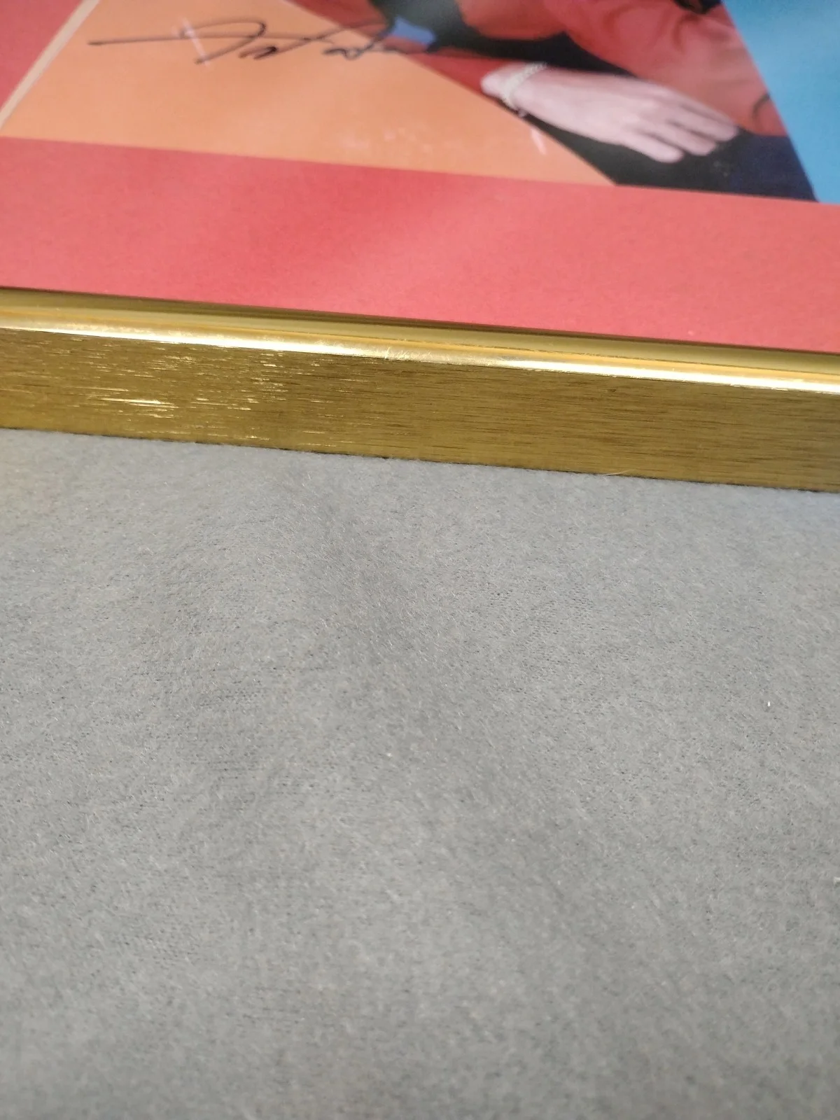 Autographed 8x10 Frankie Avalon Classic Photograph -Gold Framed Size 11.5 X 14.5, изображение 3