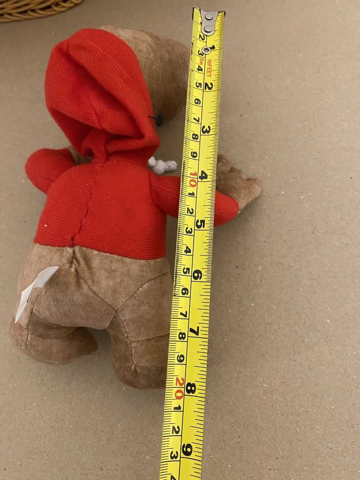 E.T. Extra Terrestrial Soft Toy Vintage 7 Inch Soft Toy Film Movie Merchandise X, изображение 5