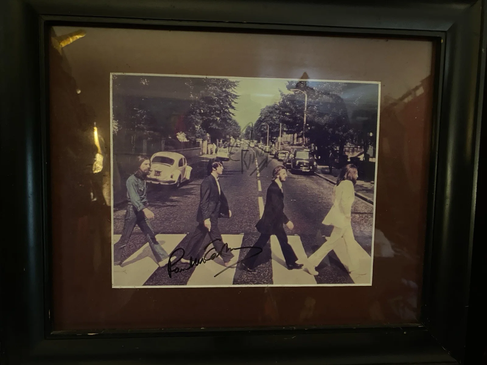 Abbey Road Photo with Paul McCartney & Ringo Starr autographs With COA, изображение 2