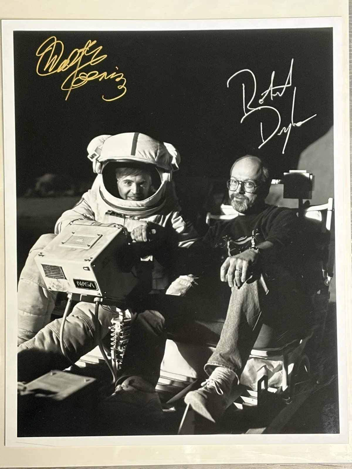 Walter Koenig & Robert Dyke — Walter Koenig & Robert Dyke Moontrap Movie - 8x10 Autographed Photo - RARE