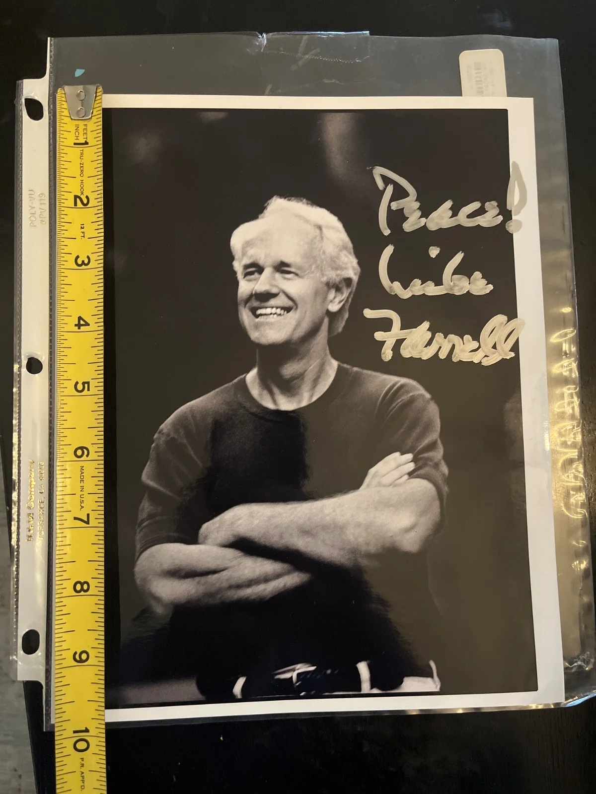MIKE FERRELL MASH SIGNED 8X10 PHOTO AUTOGRAPHED Mash star, image 3