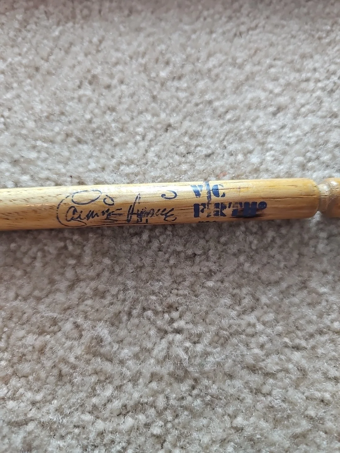 CARMINE APPICE CONCERT USED DRUMSTICK WHEN HE WAS WITH PAT TRAVERS BAND, image 2