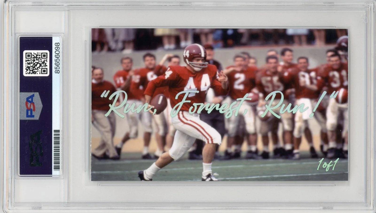 Tom Hanks — Tom Hanks Signed Custom Cut 3x5 Card Forrest Gump Crimson Tide PSA Slabbed AUTO, изображение 2