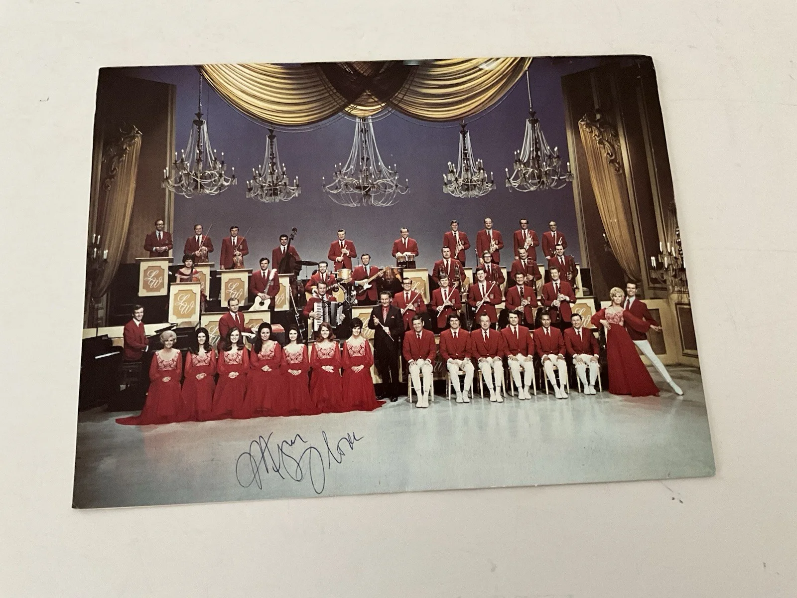 Vintage Brochure/Lawrence Welk’s 16th Tour Year. Autograph of Myron Floren, изображение 2