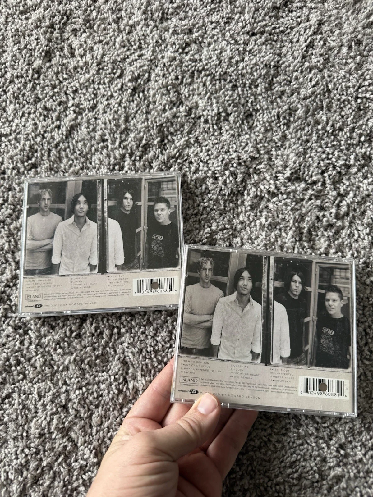 Autographed Hoobastank “The Reason” CD, image 2