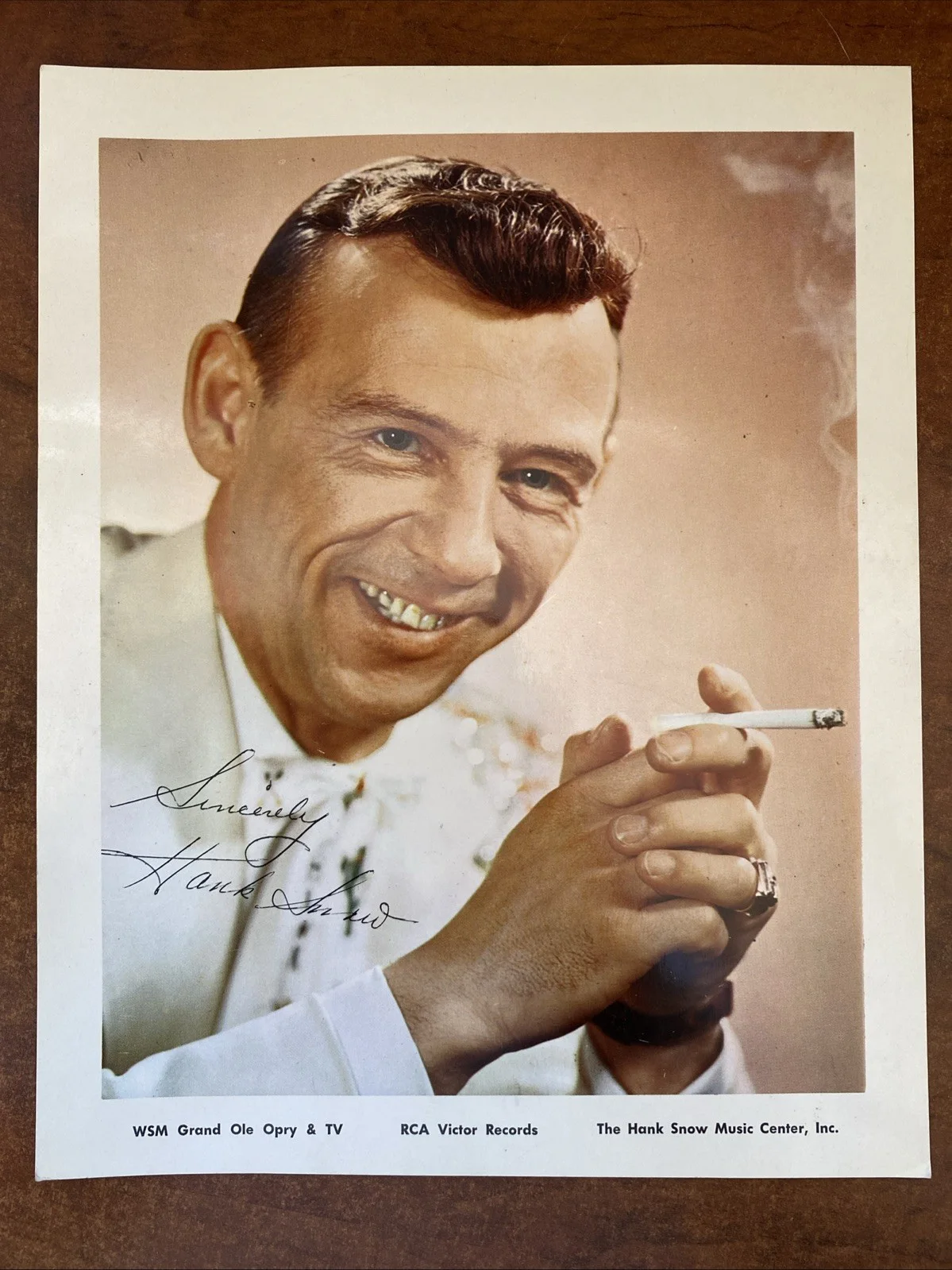 Hank Snow Lot - Music Books and Picture - One Book Autographed, изображение 2