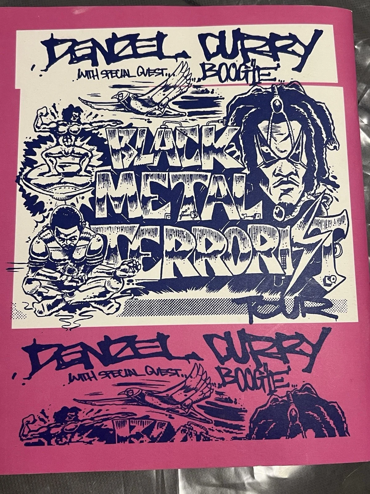 SIGNED Denzel Curry 2015 Tour Book Autographed ULT, image 4