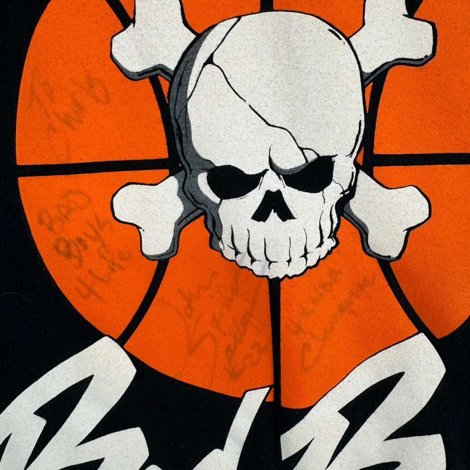 John Spider Salley — Detroit Bad Boys Pistons John Spider Salley #22 Signed T-Shirt Adult 3XL Black, изображение 4