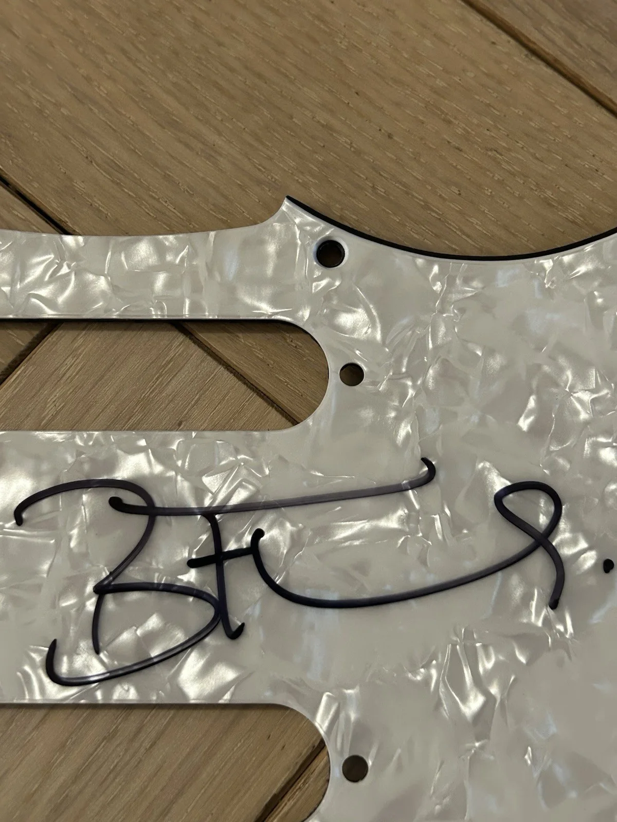 The Killers Signed Pick Guard 3 Band Members, image 2