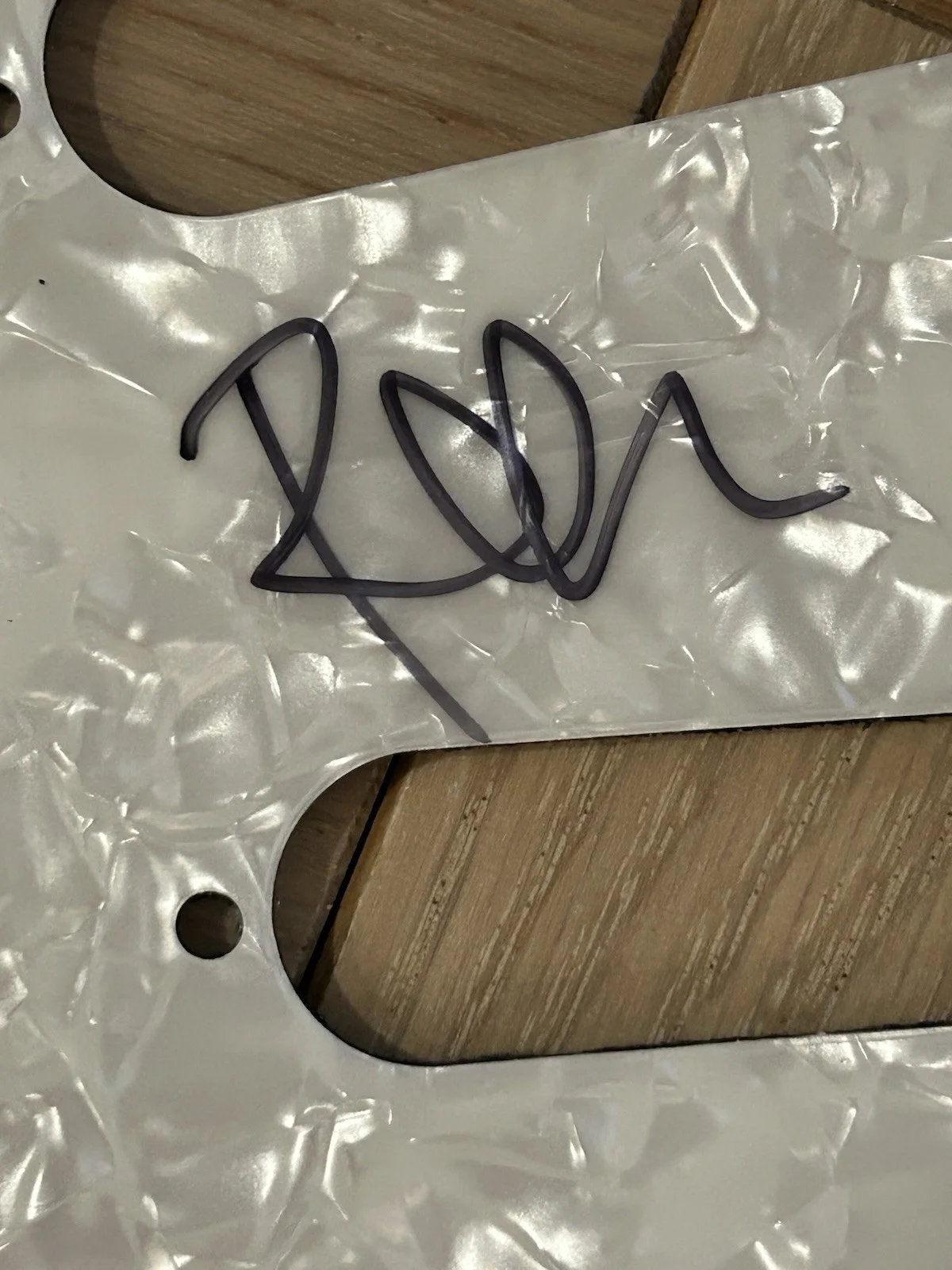 The Killers Signed Pick Guard 3 Band Members, image 3