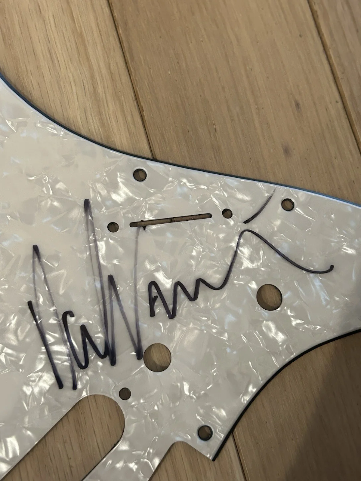 The Killers Signed Pick Guard 3 Band Members, image 4