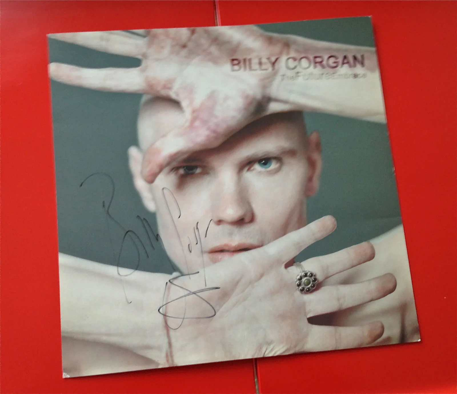 Billy Corgan Autographed Smashing Pumpkins Signed Tour Autograph 12"x12" Poster, изображение 2