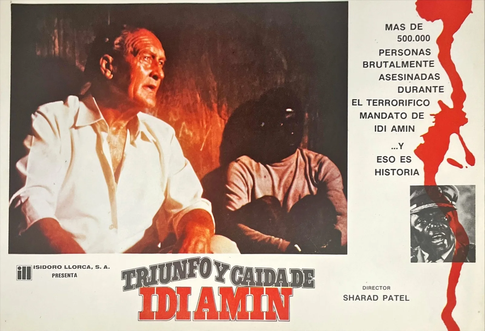 Lobby card set (12): "The Rise and Fall of Idi Amin" Exploitation, изображение 2