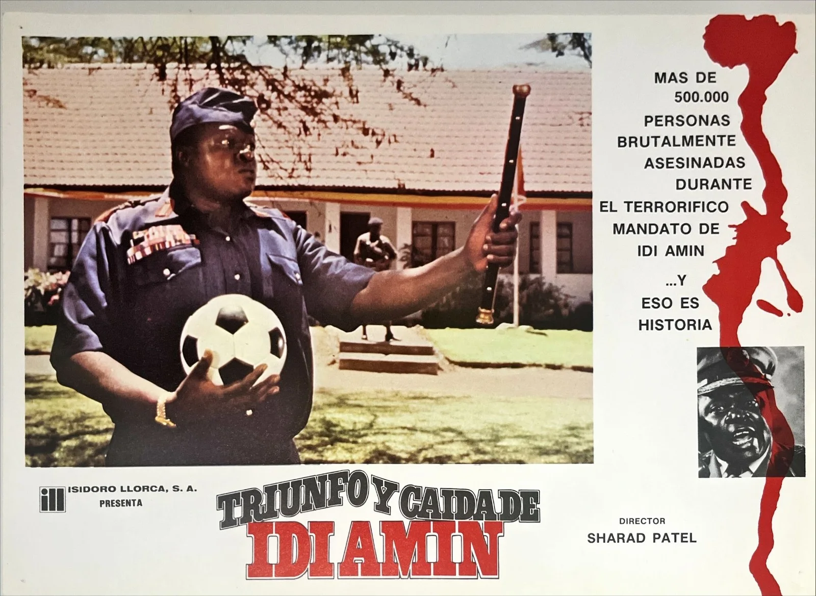 Lobby card set (12): "The Rise and Fall of Idi Amin" Exploitation, изображение 4
