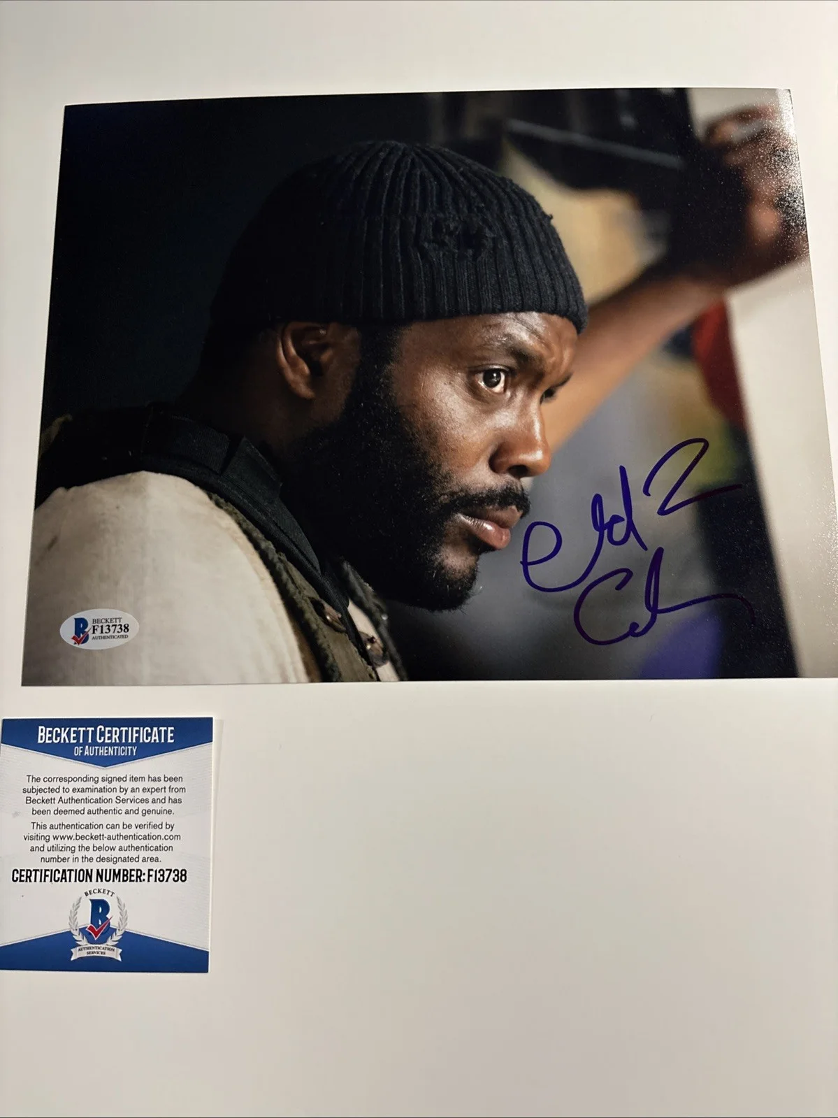 Chad Coleman — Chad Coleman Autographed Signed 8X10 Photo-The Walking Dead-Beckett, image 2