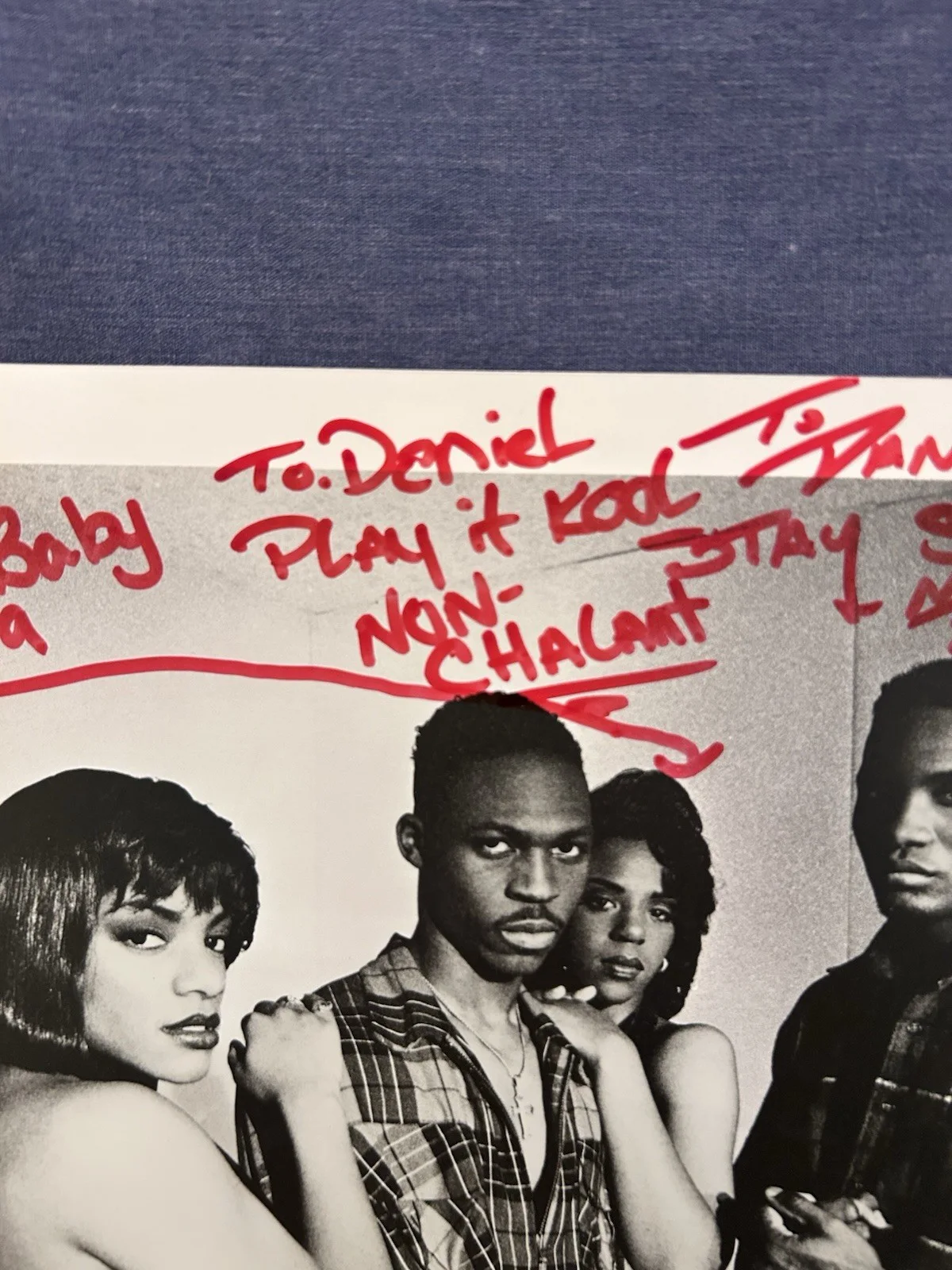 1993 SIGNED Photo T.C.F. CREW Cold Chillin' WB 8x10 Hip Hop R&B Rap Vtg Rare, изображение 4
