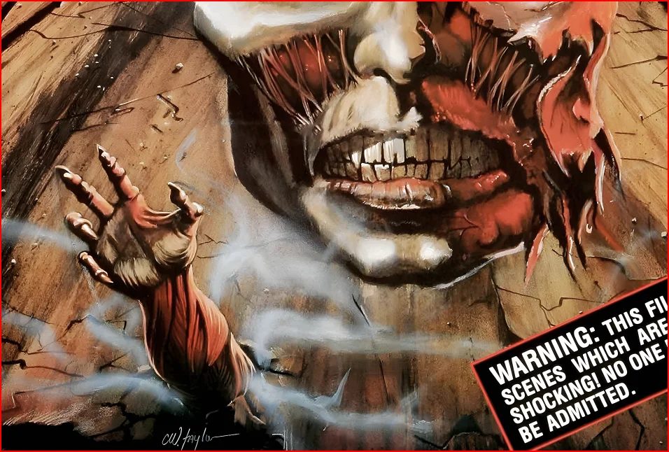 Burial Ground 1981 - Italian Zombie Film - Restored 27.2" x 41" US One Sheet, изображение 4