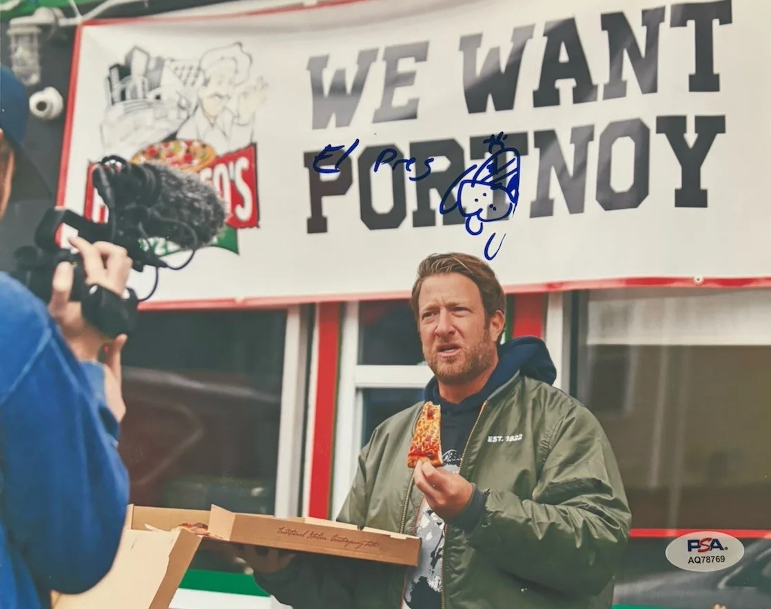 Dave Portnoy — DAVE PORTNOY SIGNED AUTOGRAPH PSA COA 8X10 PHOTO BARSTOOL SPORTS DOG SKETCH RARE