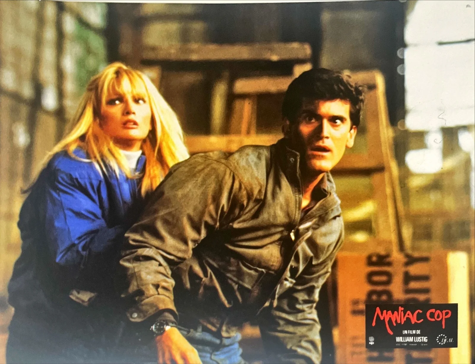 Lobby cards (8): "Maniac Cop" Bruce Campbell William Lustig, изображение 3
